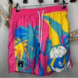 Neff Disney Neon Mickey Mouse Swim Trunks